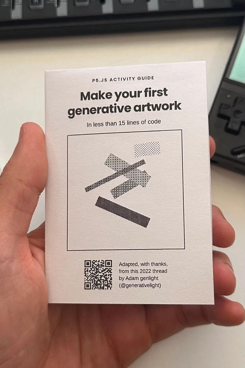 Make your first generative artwork
